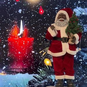 34" African American Santa Claus Christmas Holiday St. Nick Signature Collection